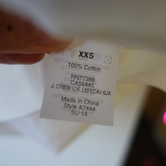 J.Crew A7444 Pom-Pom Tassel Swim Cotton Beach Tunic Top XXS 00 - Picture 9 of 16